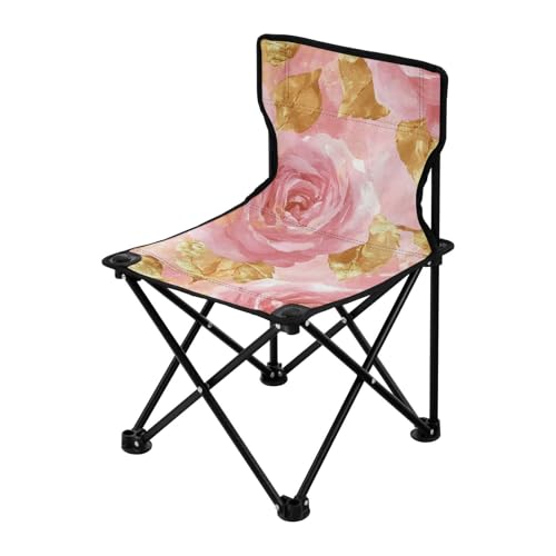 Amooorous Rose Gold Valentine Rose Campingstühle für Erwachsene, strapazierfähig, ultraleicht, Rasenstuhl, Tragetasche im Lieferumfang enthalten, für Angellager Amooorous Rose Gold Valentine Rose Campingstühle für Erwachsene, strapazierfähig, ultraleicht, Rasenstuhl, Tragetasche im Lieferumfang enthalten, für Angellager von Amooorous