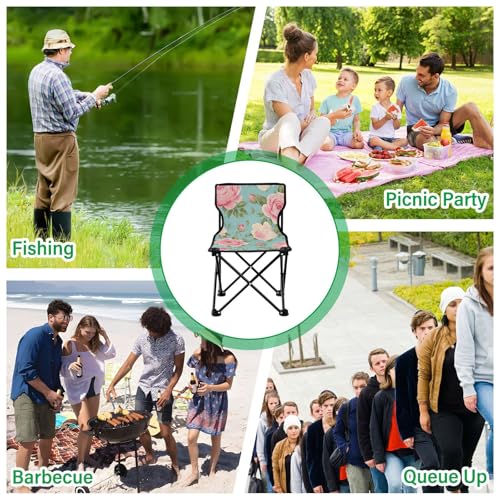 Amooorous Spring Peach Fresh Flowers Tragbarer Jugend-Campingstuhl, ultraleichter Reisestuhl mit Tragetasche für Picknick im Freien Amooorous Spring Peach Fresh Flowers Tragbarer Jugend-Campingstuhl, ultraleichter Reisestuhl mit Tragetasche für Picknick im Freien von Amooorous