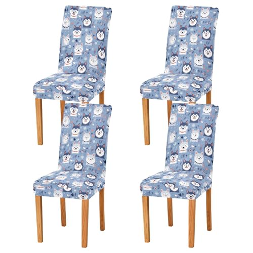 Amooorous Stuhlhussen für Stühle, waschbar, für Esszimmer, Zuhause, Restaurant, Bankett, 4 Stück, Mtuznzi5otu0rmr5t01lbmhsuk5x(1)) von Amooorous