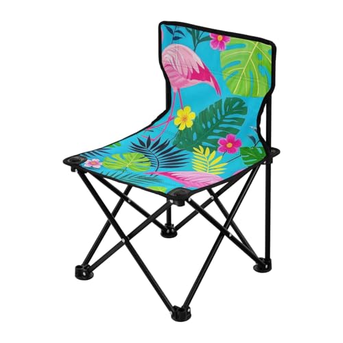 Amooorous Summer Flamingos Flower Leaf Blue Compact Camp Chairs for Adults Heavy Duty Ultralight Outdoor Chairs Carry Bag Included for Sports Camping Amooorous Summer Flamingos Flower Leaf Blue Compact Camp Chairs for Adults Heavy Duty Ultralight Outdoor Chairs Carry Bag Included for Sports Camping von Amooorous