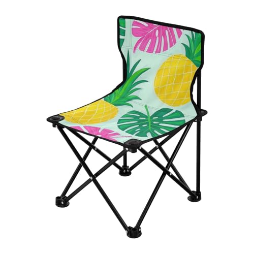 Amooorous Summer Pineapple Palm Leaf Blue Compact Ultralight Camping Chair Lightweight Lawn Chair Carry Bag Included for Outside Concert Amooorous Summer Pineapple Palm Leaf Blue Compact Ultralight Camping Chair Lightweight Lawn Chair Carry Bag Included for Outside Concert von Amooorous