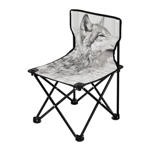 Amooorous Surrealistischer Stil Wolf Musik Partitur Silber Tragbarer robuster Campingstuhl Ultraleicht Wanderstühle Rucksackreisen Ultraleicht Inklusive Tragetasche für Reisen im Freien Amooorous Surrealistischer Stil Wolf Musik Partitur Silber Tragbarer robuster Campingstuhl Ultraleicht Wanderstühle Rucksackreisen Ultraleicht Inklusive Tragetasche für Reisen im Freien von Amooorous