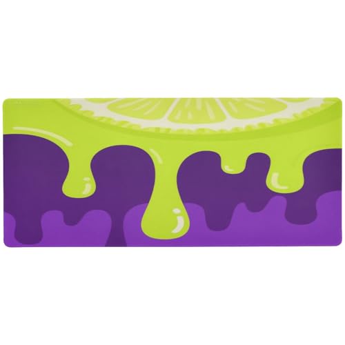 Asthetic Art buntes großes Mauspad für Schreibtisch für Schreibtische, großes Gaming-Mauspad, groß, 80 x 30 cm von Amooorous