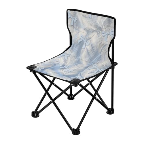 Blue Bow Faltbare Campingstühle für Erwachsene Ultraleicht Faltbare Stühle inkl Tragetasche Eisangelstuhl für Rasen Wandern Blue Bow Faltbare Campingstühle für Erwachsene Ultraleicht Faltbare Stühle inkl Tragetasche Eisangelstuhl für Rasen Wandern von Amooorous