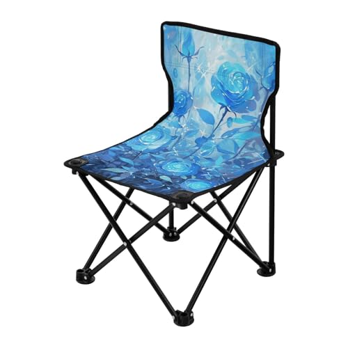 Blue Rose Campingstühle für Erwachsene, verstaubar, strapazierfähig, ultraleicht, Klappstuhl mit Tragetasche, Wanderstühle, Rucksackreisen, ultraleicht, für Rasen, Outdoor Blue Rose Campingstühle für Erwachsene, verstaubar, strapazierfähig, ultraleicht, Klappstuhl mit Tragetasche, Wanderstühle, Rucksackreisen, ultraleicht, für Rasen, Outdoor von Amooorous