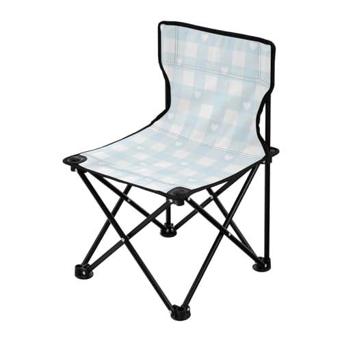 Campingstühle mit Liebesgitter, verstaubar, für Erwachsene, leichter Rucksack, Strandkörbe für Erwachsene, inklusive Tragetasche, Wanderstühle, Rucksackreisen, ultraleicht, für Camping, Innenbereich von Amooorous