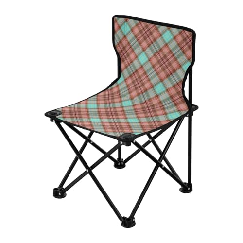 Campingstuhl, klassisch, kariert, ultraleicht, mit Tragetasche, Outdoor-Stühle für Camping, Innenbereich, Braun / Blau Campingstuhl, klassisch, kariert, ultraleicht, mit Tragetasche, Outdoor-Stühle für Camping, Innenbereich, Braun / Blau von Amooorous