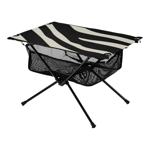 Campingtisch Schwarz und Weiß Druck Faltbar Camping Grilltisch mit Tragetasche für BBQ Party Camping Campingtisch Schwarz und Weiß Druck Faltbar Camping Grilltisch mit Tragetasche für BBQ Party Camping von Amooorous