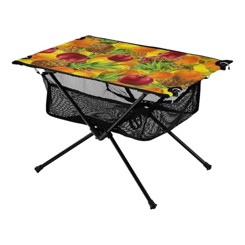 Campingtische Gelb Obst Party Ausziehbar Oxford Picknicktisch mit Tragetasche für Strand Angeln Camping Campingtische Gelb Obst Party Ausziehbar Oxford Picknicktisch mit Tragetasche für Strand Angeln Camping von Amooorous