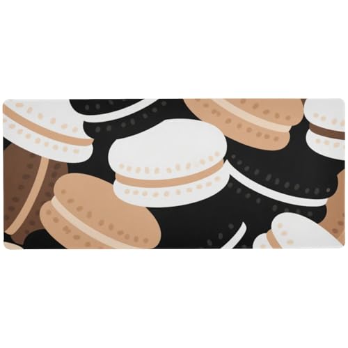 Cartoon Cute Biscuit Brown Black Waterproof Mouse Pad for Desk for Desk Large Mousepad for Laptop 80.0 x 30.0 cm Cartoon Cute Biscuit Brown Black Waterproof Mouse Pad for Desk for Desk Large Mousepad for Laptop 80.0 x 30.0 cm von Amooorous