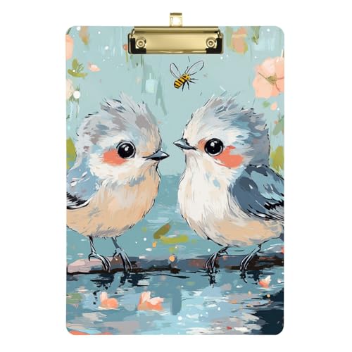 Cartoon Cute Tufted Meisen Birds Blue Long Klemmbrett Acryl Cute for Classroom Supplies for Teachers Elementary Tabla para escribir con Clip Size 9 x 12 Cartoon Cute Tufted Meisen Birds Blue Long Klemmbrett Acryl Cute for Classroom Supplies for Teachers Elementary Tabla para escribir con Clip Size 9 x 12 von Amooorous
