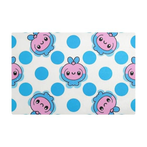 Cartoon-niedliche blau-rosa Monster-Kaffeematten für Kaffee, Leder, absorbierende Kaffeematten für Kaffeemaschine für Arbeitsplatte Cartoon-niedliche blau-rosa Monster-Kaffeematten für Kaffee, Leder, absorbierende Kaffeematten für Kaffeemaschine für Arbeitsplatte von Amooorous