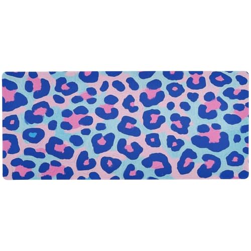 Dünnes großes Mauspad für den Schreibtisch, modernes Mauspad für Laptop, 80 x 30 cm, Blau-Rosa Dünnes großes Mauspad für den Schreibtisch, modernes Mauspad für Laptop, 80 x 30 cm, Blau-Rosa von Amooorous