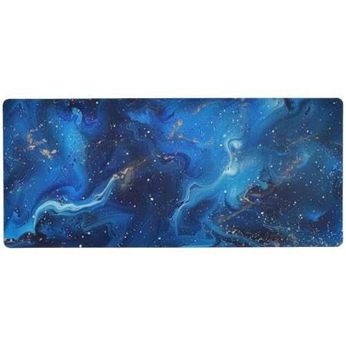 Flashy Anime Mauspad für den Schreibtisch, groß, 80 x 30 cm, Blau Flashy Anime Mauspad für den Schreibtisch, groß, 80 x 30 cm, Blau von Amooorous