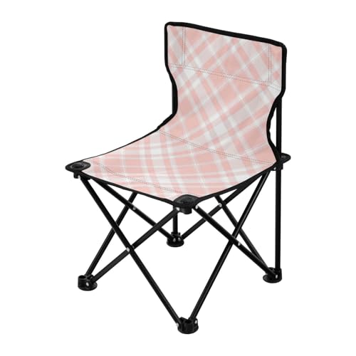 Flesh Peach Checkerboard Faltbarer Campingstuhl Ultraleichter Tragbarer Klappstuhl Tragetasche Inklusive Reisestühle für Erwachsene für Rasen draußen Flesh Peach Checkerboard Faltbarer Campingstuhl Ultraleichter Tragbarer Klappstuhl Tragetasche Inklusive Reisestühle für Erwachsene für Rasen draußen von Amooorous