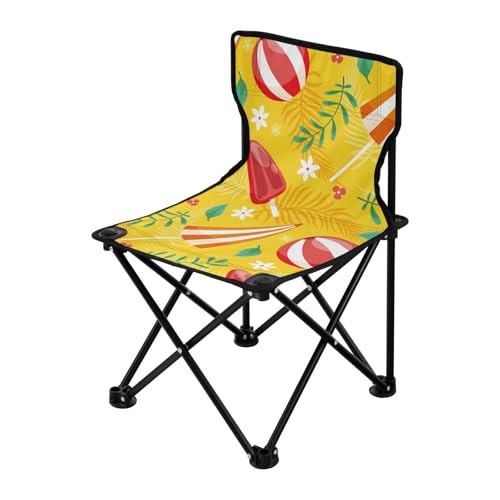 Gelbe Campingstühle für den Sommer, Strand, Urlaub, Party, verstaubar, für Erwachsene, ultraleicht, Strandkorb, Rucksack, Tragetasche, Outdoor-Stühle für Rasen, Outdoor Gelbe Campingstühle für den Sommer, Strand, Urlaub, Party, verstaubar, für Erwachsene, ultraleicht, Strandkorb, Rucksack, Tragetasche, Outdoor-Stühle für Rasen, Outdoor von Amooorous