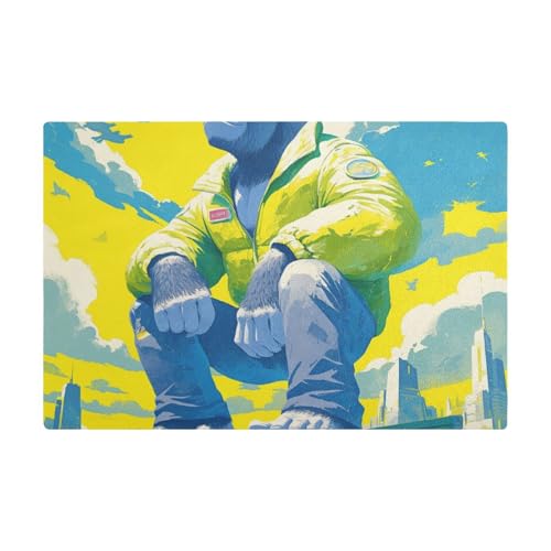 Gorilla Green Ästhetische Kaffeematten für Arbeitsplatte, Leder, absorbierende Kaffeemaschinen Pads für Kaffeemaschine Gorilla Green Ästhetische Kaffeematten für Arbeitsplatte, Leder, absorbierende Kaffeemaschinen Pads für Kaffeemaschine von Amooorous