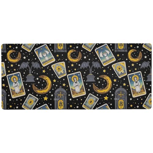 Gothic Mystic Tarot-Horoskop, große Maus- und Tastaturunterlage für Schreibtisch, großes Computer-Mauspad, 80 x 30 cm Gothic Mystic Tarot-Horoskop, große Maus- und Tastaturunterlage für Schreibtisch, großes Computer-Mauspad, 80 x 30 cm von Amooorous