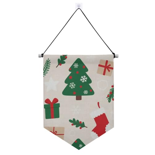 Grüne Stechpalmen-Banner zum Aufhängen mit Teleskopstange, Türbanner für den Außenbereich, Party-Dekorationen für Tür, Wände, Fenster, Gärten, Hof, Suministros para fiesta de a?o nuevo von Amooorous