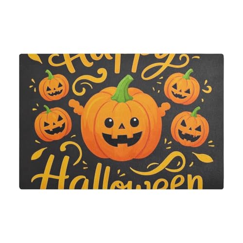 Happy Halloween Cartoon Cute Yellow Pumpkin Coffee Mat for Counter Leather Absorb Placemats for Coffee Maker for Kitchen Happy Halloween Cartoon Cute Yellow Pumpkin Coffee Mat for Counter Leather Absorb Placemats for Coffee Maker for Kitchen von Amooorous