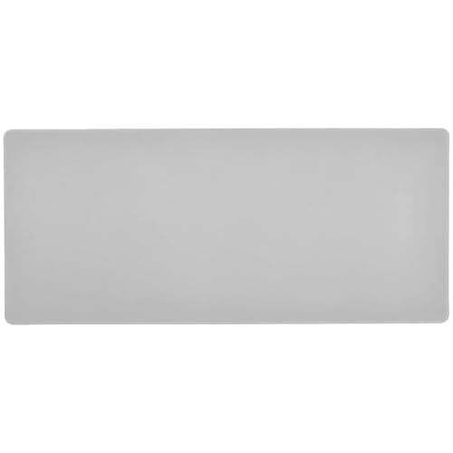 Hellgraues, hellgraues, einfarbiges, waschbares großes Mauspad für den Schreibtisch, praktische Matte für Maus, 80 x 30 cm Hellgraues, hellgraues, einfarbiges, waschbares großes Mauspad für den Schreibtisch, praktische Matte für Maus, 80 x 30 cm von Amooorous