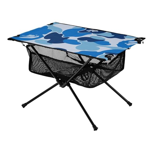 Klapptisch Camping Blau Camouflage Ausziehbar Outdoor Heckklappe Essentials für Park Garten Strand Reisen Klapptisch Camping Blau Camouflage Ausziehbar Outdoor Heckklappe Essentials für Park Garten Strand Reisen von Amooorous