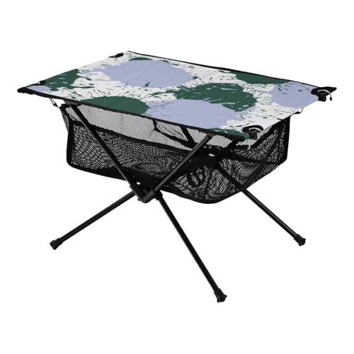 Klapptisch Camping Grün-Lila Kollision Kompakt Packbar Outdoor Tisch mit Aufbewahrungstasche für Strand Angeln Camping Klapptisch Camping Grün-Lila Kollision Kompakt Packbar Outdoor Tisch mit Aufbewahrungstasche für Strand Angeln Camping von Amooorous