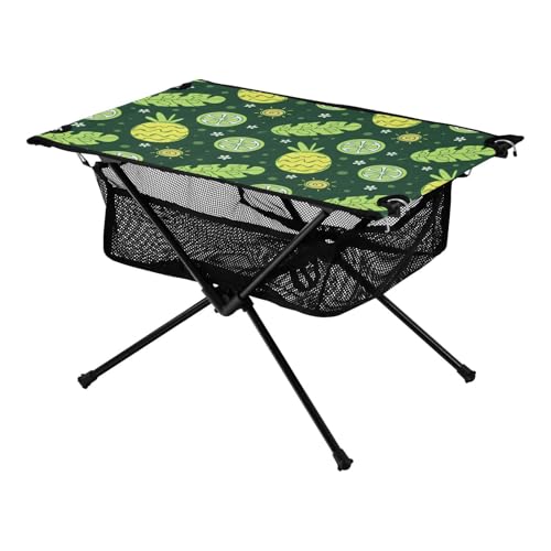 Klapptisch Grün Obst Party Waschbar Oxford Picknicktisch mit Tragetasche für Strand Angeln Camping Klapptisch Grün Obst Party Waschbar Oxford Picknicktisch mit Tragetasche für Strand Angeln Camping von Amooorous