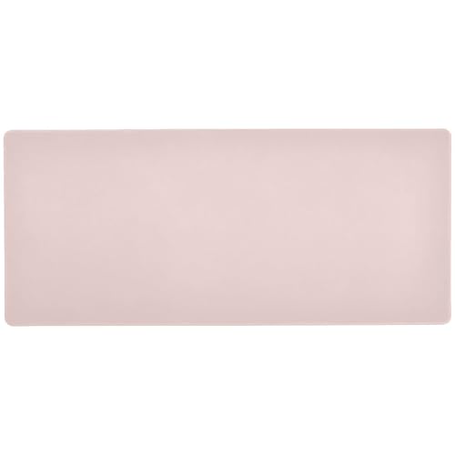 Mauspad mit rosa Rose, einfarbig, Pfirsichfarben, lang, niedlich, für den Schreibtisch, großes Büro, 80 x 30 cm Mauspad mit rosa Rose, einfarbig, Pfirsichfarben, lang, niedlich, für den Schreibtisch, großes Büro, 80 x 30 cm von Amooorous