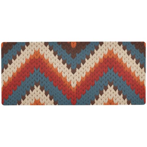 Moderne Schreibtischunterlage für Tastatur und Maus für die Arbeit, großes Mauspad, 80 x 30 cm, Rot und Blau Moderne Schreibtischunterlage für Tastatur und Maus für die Arbeit, großes Mauspad, 80 x 30 cm, Rot und Blau von Amooorous