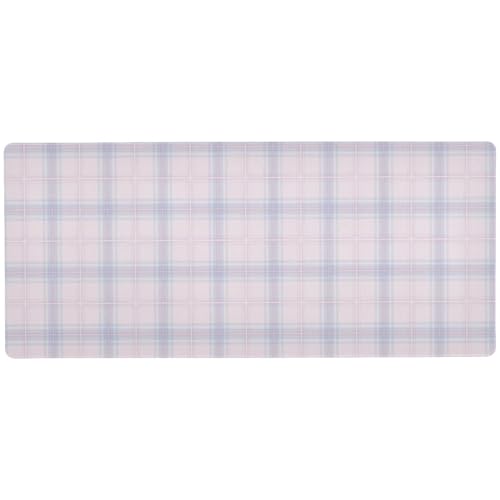 Modernes langes Mauspad für den Schreibtisch, langes Mauspad für Laptop, 80 x 30 cm, Puderblau Modernes langes Mauspad für den Schreibtisch, langes Mauspad für Laptop, 80 x 30 cm, Puderblau von Amooorous