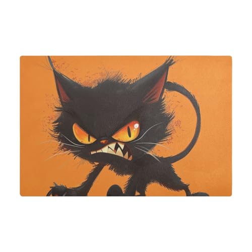 Orange Angry Cat Cartoon Anime Arbeitsplatte Kaffee Matte Leder Schnell absorbierende Kaffeemaschine Matte Arbeitsplatte für Theke Orange Angry Cat Cartoon Anime Arbeitsplatte Kaffee Matte Leder Schnell absorbierende Kaffeemaschine Matte Arbeitsplatte für Theke von Amooorous