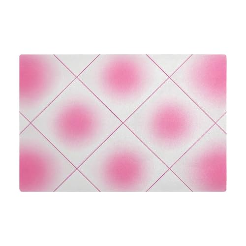 Saugfähige Kaffeematte aus Leder, magentafarben, kariert, gepunktet, Rautenmuster, wasserabsorbierend, für Theke Saugfähige Kaffeematte aus Leder, magentafarben, kariert, gepunktet, Rautenmuster, wasserabsorbierend, für Theke von Amooorous