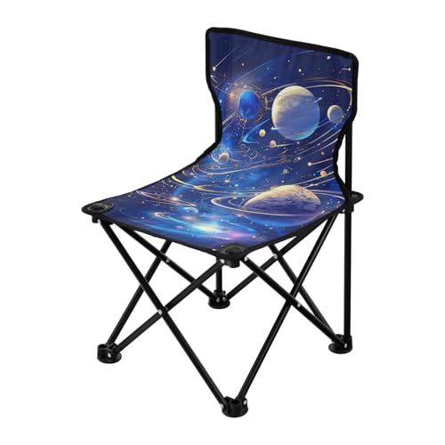 Surrealism Gorgeous Planet Universe Kompakter Rucksack-Campingstuhl, ultraleichter Rucksack, Strandstühle für Erwachsene, mit Tragetasche, Outdoor-Stuhl für Sport, Reisen von Amooorous