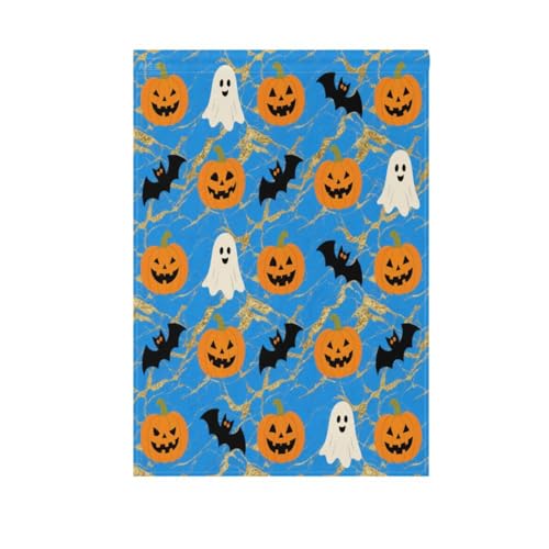 The Terrifying Blue Halloween Fledermaus dekorative Gartenflaggen, Thanksgiving Banner für Außendekoration, 71 x 101 cm, doppelseitig The Terrifying Blue Halloween Fledermaus dekorative Gartenflaggen, Thanksgiving Banner für Außendekoration, 71 x 101 cm, doppelseitig von Amooorous