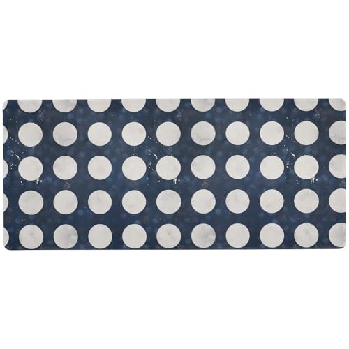 Tragbares Mauspad für Laptop für den Schreibtisch, großes Mauspad für Schreibtisch, Gaming, 80 x 30 cm, Marineblau Tragbares Mauspad für Laptop für den Schreibtisch, großes Mauspad für Schreibtisch, Gaming, 80 x 30 cm, Marineblau von Amooorous