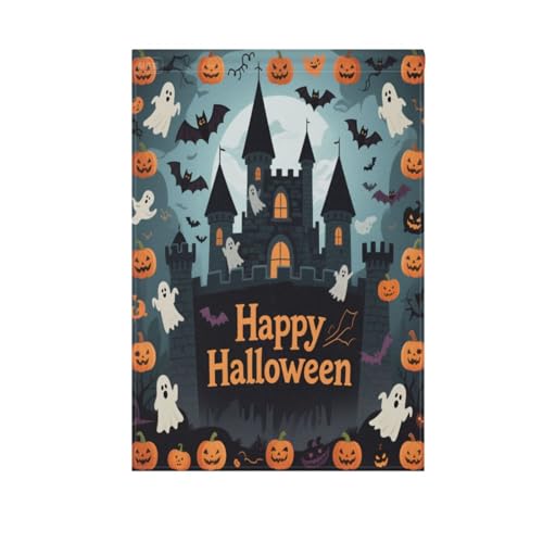 Wimpelkette "Happy Halloween", schwarz, für den Außenbereich, 71 x 101 cm, doppelseitig Wimpelkette "Happy Halloween", schwarz, für den Außenbereich, 71 x 101 cm, doppelseitig von Amooorous