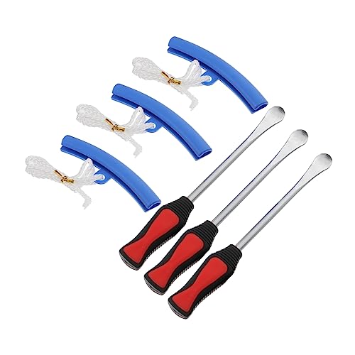 Amosfun 1 Satz Motorrad Reifenwechsel Werkzeug Hebel Schutzhüllen Rot Hochwertiges Reparatur für Motorräder Langlebig und Schonend zu Reifen von Amosfun