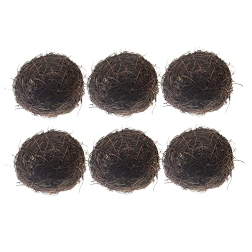 Amosfun 1 Satz Simuliertes Vogelnest Vogelnester Aus Rattan Gartenarbeit Vogelnest Nestvogel Simuliertes Rattan Gewebter Vogelnest Simulation Vogelnest 6 Stück Amosfun 1 Satz Simuliertes Vogelnest Vogelnester Aus Rattan Gartenarbeit Vogelnest Nestvogel Simuliertes Rattan Gewebter Vogelnest Simulation Vogelnest 6 Stück von Amosfun