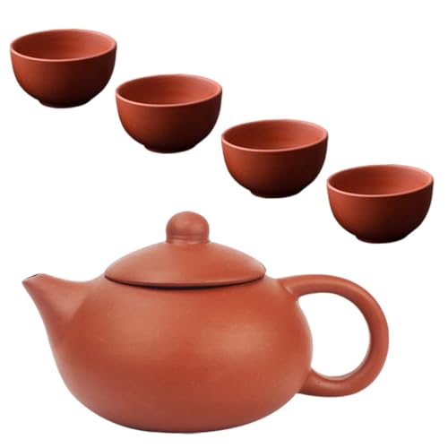 Amosfun Handgefertigtes Zisha-teekannen-Set – Mit Teesieb – Traditionelle Chinesische – Eleganter Teekessel Für Den Täglichen Gebrauch – Kompakte Größe Amosfun Handgefertigtes Zisha-teekannen-Set – Mit Teesieb – Traditionelle Chinesische – Eleganter Teekessel Für Den Täglichen Gebrauch – Kompakte Größe von Amosfun