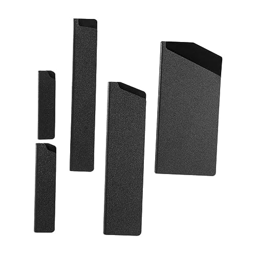 Amosfun 1 Satz Teiliges Küchenmesser Klingenschutz Mit Flocking Innenfutter Material Leichte Und Kompakte Messer Schutzscheiden Für Sichere Aufbewahrung Und Einfache Handhabung Der 5 Stück von Amosfun