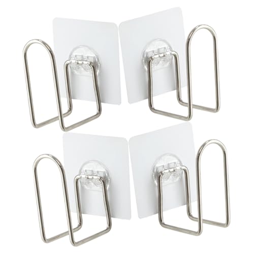 Amosfun 1 Satz Teiliges Topfdeckelhalter Wandmontage Platzsparender Küchen Organizer Mit Schneidebrett Halter Rutschfest Und Rostfrei Für Haushalt Und Kochutensilien Aufbewahrung 4 Stück von Amosfun