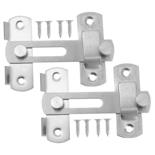 Amosfun 1 Satz Türbolzenriegel Vielseitige Verriegelung für Türen und Fenster Installieren Robuster Schutz für und Außenbereiche Amosfun 1 Satz Türbolzenriegel Vielseitige Verriegelung für Türen und Fenster Installieren Robuster Schutz für und Außenbereiche von Amosfun
