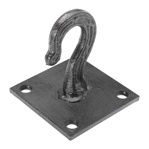 Amosfun 1 Stück Multifunktionaler Deckenhaken aus Gusseisen Robuster Top Montierter Haken für Blumentöpfe Deckenleuchten und und Benutzerfreundlich von Amosfun