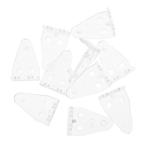 Amosfun 10 Stck. Teiliges Transparente Jalousien-halterung aus Kunststoff Robuste Halteklammern für Fensterrollos Einfache Montage Verhindert Wackeln Geeignet für Horizontale Jalousien im von Amosfun