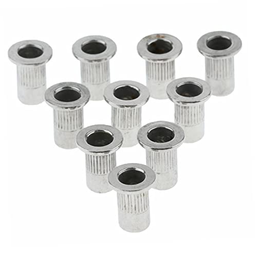 Amosfun 10 Stück Edelstahlmutter Nietmutter Flachkopf Einsatzmutter Nietmutter Einsteckmutter Werkzeug Edelstahl Einsatzmutter Flachkopfmutter Niet Silber Amosfun 10 Stück Edelstahlmutter Nietmutter Flachkopf Einsatzmutter Nietmutter Einsteckmutter Werkzeug Edelstahl Einsatzmutter Flachkopfmutter Niet Silber von Amosfun