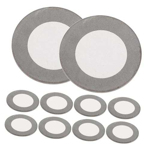 Amosfun 10 Stück Keramik Nebelplatten für Luftbefeuchter Leiser Nebelgenerator Ersatzteile Zerstäuber Discs für Optimale Befeuchtung und Hautfeuchtigkeit von Amosfun