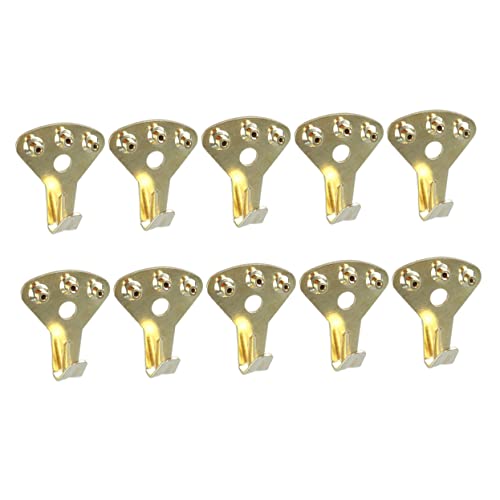 Amosfun 10 Stück Metall Aufhänger für Bilderrahmen mit Schrauben Wanddekoration für Diy Fotoalben und Scrapbooking Goldene Stahlnägel Amosfun 10 Stück Metall Aufhänger für Bilderrahmen mit Schrauben Wanddekoration für Diy Fotoalben und Scrapbooking Goldene Stahlnägel von Amosfun