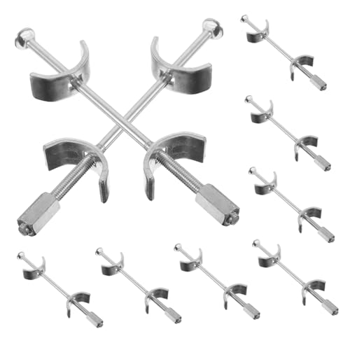 Amosfun 10 Stück Teiliges Benchtop Möbelverbinder Verzinkter Stahl Stabile Verbindung Arbeitsplattenverbinder Einfache Montage Sichere Verbindung für Küchenarbeitsplatten von Amosfun
