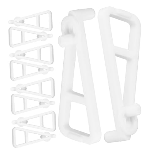 Amosfun 10 Stück Teiliges Regalbodenträger aus Robustem und Belastbar Vielseitig Einsetzbar für Küche Bad Schlafzimmer Minimalistisches Design Einfache Montage ohne Profiwerkzeug für von Amosfun